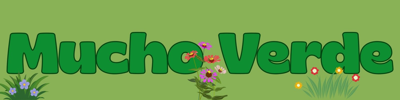 mucho verde flores
