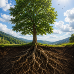 Arbol transformando co2