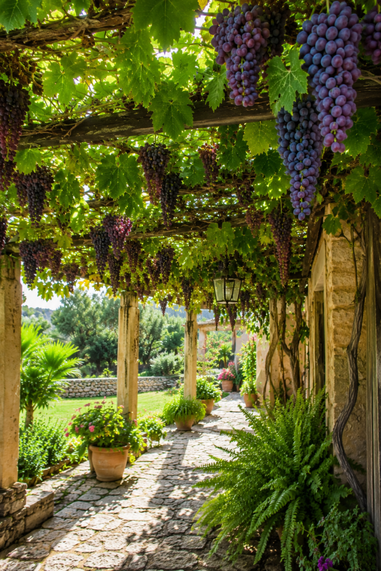 Parra e la pérgola